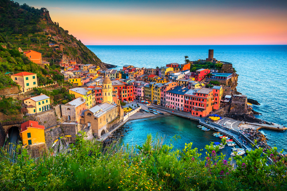 Minner for livet i de blendende vakre landsbyene i Cinque Terre
